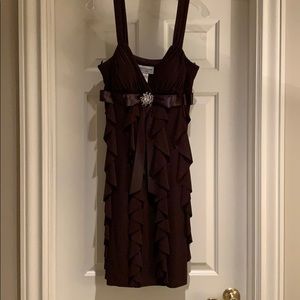 Brown Mini Dress